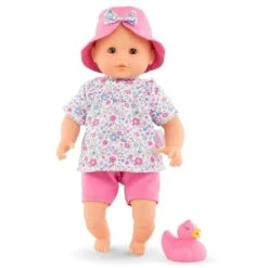 POUPOU BEBE BAIN CORALIE FLEURS DE COROLLE 30 CM MON PREMIER POUPON