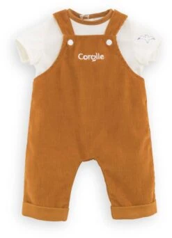 BB30 SALOPETTE VELOURS ET T-SHIRT BORDS DE LOIRE -COROLLE VETEMENTS