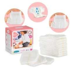 Corolle - Accessoire - Boîte De 12 Couches Pour Poupons 36 à 42 Cm