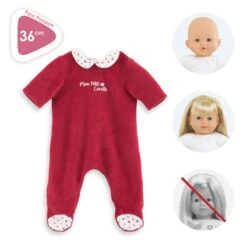 Corolle Mon Grand Poupon 36 Cm - Pyjama Pétales De Coeurs -Corolle Charme Promos Boutique mon grand poupon 36 cm pyjama petales de coeurs 6