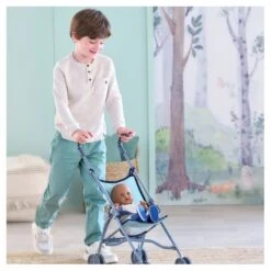Corolle Mon Grand Poupon - Poussette Canne Sauge -Corolle Charme Promos Boutique mon grand poupon poussette canne sauge 4