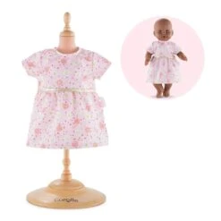 Vêtement Pour Mon Grand Poupon Corolle 36 Cm : Robe Rose