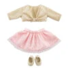 Vêtements Pour Poupée 36 Cm Ma Corolle : Ensemble Cours Danse Rose Et Or