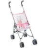 Accessoires Pour Poupon Corolle 36/42/52 Cm : Poussette Canne Rose