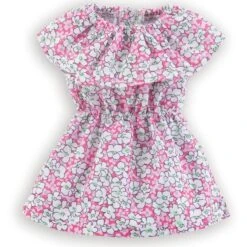 Vêtement Pour Poupée Ma Corolle 36 Cm : Robe Fleurie Rose