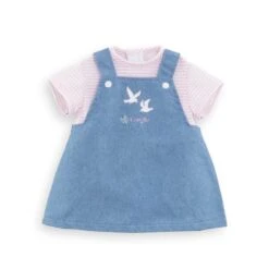 Vêtement Pour Grands Poupons 36 Cm Mon Classique Corolle : Robe Marinière Rose Bords De Loire