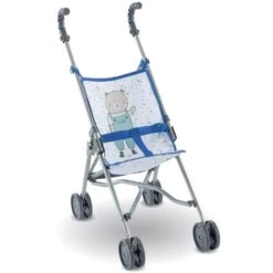 Accessoire Pour Poupon Corolle 36/42/52 Cm : Poussette Canne Bleue