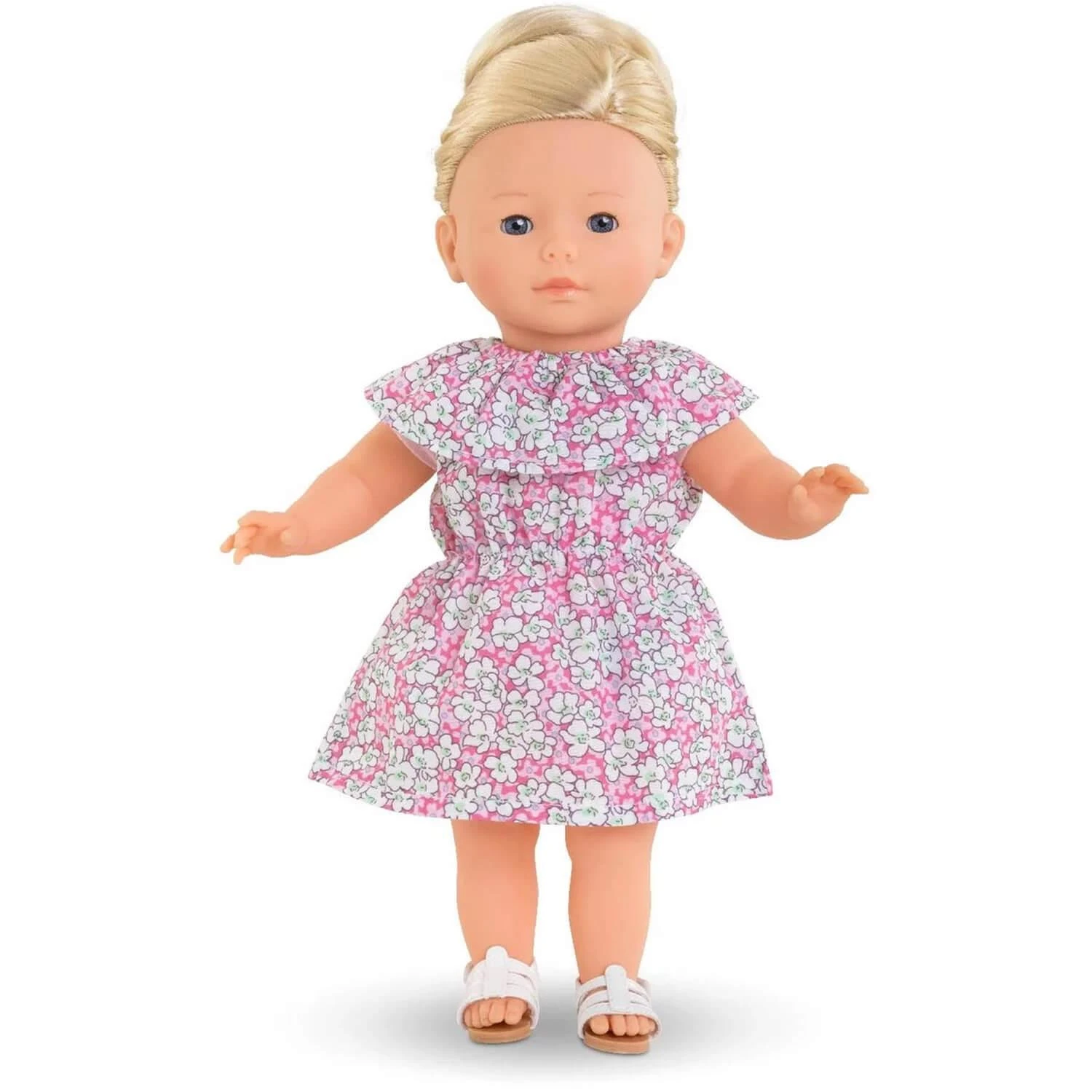 Vêtement Pour Poupée Ma Corolle 36 Cm : Robe Fleurie Rose 2 Vêtement Pour Poupée Ma Corolle 36 Cm : Robe Fleurie Rose – Image 2