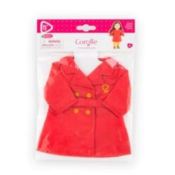 Vêtement Pour Poupée Ma Corolle 36 Cm : Trench Rouge -Corolle Charme Promos Boutique p3 FULL 15