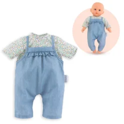 Corolle Vêtements Pour Petit Poupon 30 Cm : Blouse Et Salopette -Corolle Charme Promos Boutique p3 FULL 57