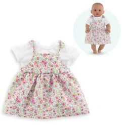 Corolle Vêtement Pour Petit Poupon 30 Cm : Robe Jardin En Fleurs -Corolle Charme Promos Boutique p3 FULL 95