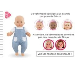 Vêtement Pour Mon Grand Poupon 36 Cm Corolle : Pilote Argenté 7 Vêtement Pour Mon Grand Poupon 36 Cm Corolle : Pilote Argenté -Corolle Charme Promos Boutique p4 FULL 5