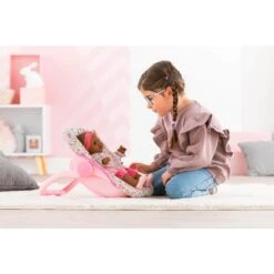 Accessoires Mon Grand Poupon Corolle : Porte-poupon Fleuri Pour Poupon 36 Et 42 Cm -Corolle Charme Promos Boutique p5 FULL 49