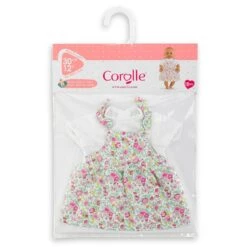 Corolle Vêtement Pour Petit Poupon 30 Cm : Robe Jardin En Fleurs -Corolle Charme Promos Boutique p5 FULL 52