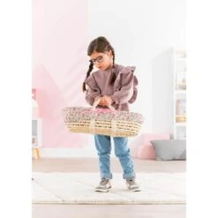 Accessoires Mon Grand Poupon Corolle : Couffin Tressé Pour Poupon 36 Et 42 Cm -Corolle Charme Promos Boutique p5 FULL 57