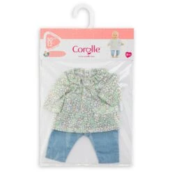 Corolle Vêtements Pour Petit Poupon 30 Cm : Blouse Et Pantalon -Corolle Charme Promos Boutique p5 FULL 58